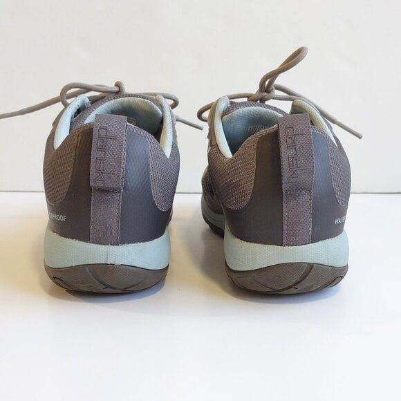 DANSKO Phylicia Waterproof Hiking Shoes Sneakers Grey Mesh EU 37 - US Size 7 - Picture 9 of 14